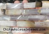 CUBS100 15 inches 12*40mm cuboid agate gemstone beads wholesale