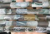 CUBS105 15 inches 10*20mm cuboid agate gemstone beads wholesale