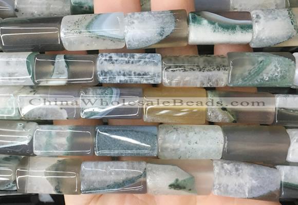 CUBS105 15 inches 10*20mm cuboid agate gemstone beads wholesale