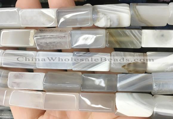 CUBS106 15 inches 10*20mm cuboid agate gemstone beads wholesale
