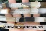 CUBS107 15 inches 10*20mm cuboid agate gemstone beads wholesale