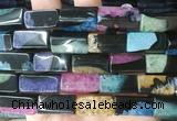 CUBS115 15 inches 10*20mm cuboid agate gemstone beads wholesale