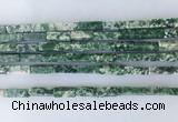 CUBS14 15 inches 4*13mm cuboid Qinghai jade beads wholesale