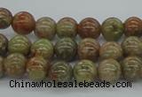 CUG02 15.5 inches 8mm round unakite gemstone beads wholesale