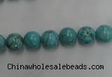CWB556 15.5 inches 8mm round howlite turquoise beads wholesale