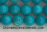 CWB851 15.5 inches 6mm round howlite turquoise beads wholesale