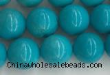 CWB852 15.5 inches 8mm round howlite turquoise beads wholesale