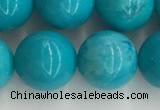 CWB854 15.5 inches 12mm round howlite turquoise beads wholesale