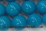 CWB859 15.5 inches 8mm round howlite turquoise beads wholesale