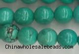 CWB864 15.5 inches 6mm round howlite turquoise beads wholesale