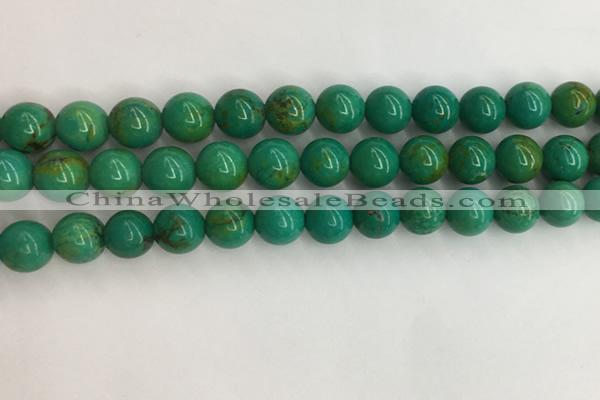 CWB871 15.5 inches 8mm round howlite turquoise beads wholesale