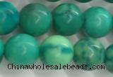 CWB877 15.5 inches 8mm round howlite turquoise beads wholesale