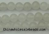 CWH51 15.5 inches 6mm round white jade beads wholesale