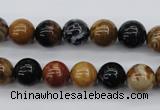 CWJ262 15.5 inches 8mm round wood jasper gemstone beads wholesale