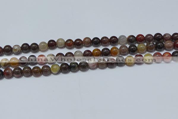 CWJ502 15.5 inches 8mm round Xinjiang wood jasper beads wholesale