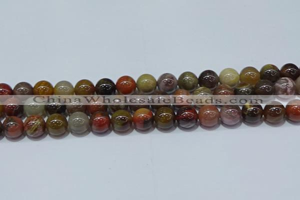 CWJ504 15.5 inches 12mm round Xinjiang wood jasper beads wholesale