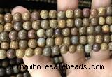 CWJ563 15.5 inches 6mm round wood jasper beads wholesale