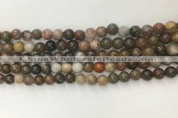 CWJ575 15.5 inches 6mm round wood jasper beads wholesale