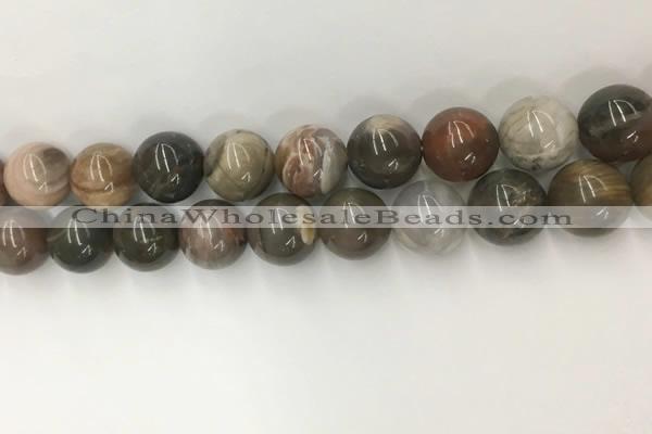 CWJ579 15.5 inches 14mm round wood jasper beads wholesale