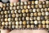 CWJ591 15.5 inches 6mm round wood jasper beads wholesale