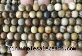 CWJ592 15.5 inches 8mm round wood jasper beads wholesale