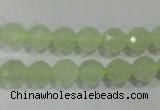 CXJ152 15.5 inches 8mm faceted round New jade beads wholesale