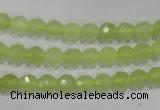 CXJ161 15.5 inches 6mm faceted round New jade beads wholesale