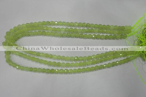 CXJ161 15.5 inches 6mm faceted round New jade beads wholesale