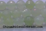 CXJ220 15.5 inches 10mm faceted round New jade beads wholesale