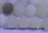 CXJ303 15.5 inches 10mm round matte New jade beads wholesale