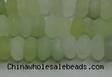 CXJ312 15.5 inches 6*10mm rondelle matte New jade beads wholesale