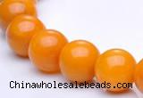 CYJ12 16 inches 10mm round yellow jade gemstone beads Wholesale