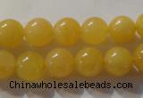 CYJ253 15.5 inches 10mm round yellow jade beads wholesale