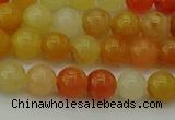 CYJ621 15.5 inches 6mm round yellow jade beads wholesale
