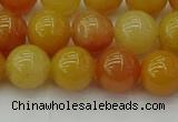 CYJ623 15.5 inches 10mm round yellow jade beads wholesale