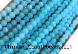 CYJ674 15 inches 6mm round dyed yellow jade beads wholesale