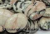 CZJ09 16 inches 18*25mm oval zebra jasper gemstone beads Wholesale