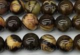 CZJ435 15 inches 6mm round zebra jasper beads