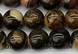 CZJ436 15 inches 8mm round zebra jasper beads