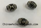 DZI346 10*14mm drum tibetan agate dzi beads wholesale