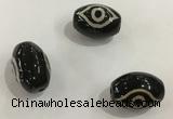 DZI351 10*14mm drum tibetan agate dzi beads wholesale