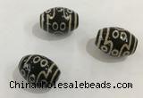 DZI352 10*14mm drum tibetan agate dzi beads wholesale