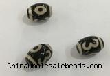 DZI354 10*14mm drum tibetan agate dzi beads wholesale