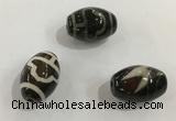 DZI359 10*14mm drum tibetan agate dzi beads wholesale