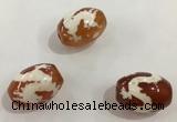 DZI371 10*14mm drum tibetan agate dzi beads wholesale