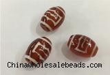 DZI395 10*14mm drum tibetan agate dzi beads wholesale