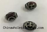 DZI405 10*14mm drum tibetan agate dzi beads wholesale