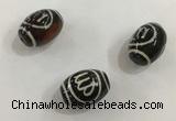 DZI406 10*14mm drum tibetan agate dzi beads wholesale