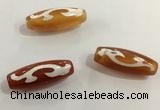 DZI425 10*28mm drum tibetan agate dzi beads wholesale