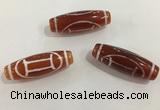 DZI434 10*30mm drum tibetan agate dzi beads wholesale